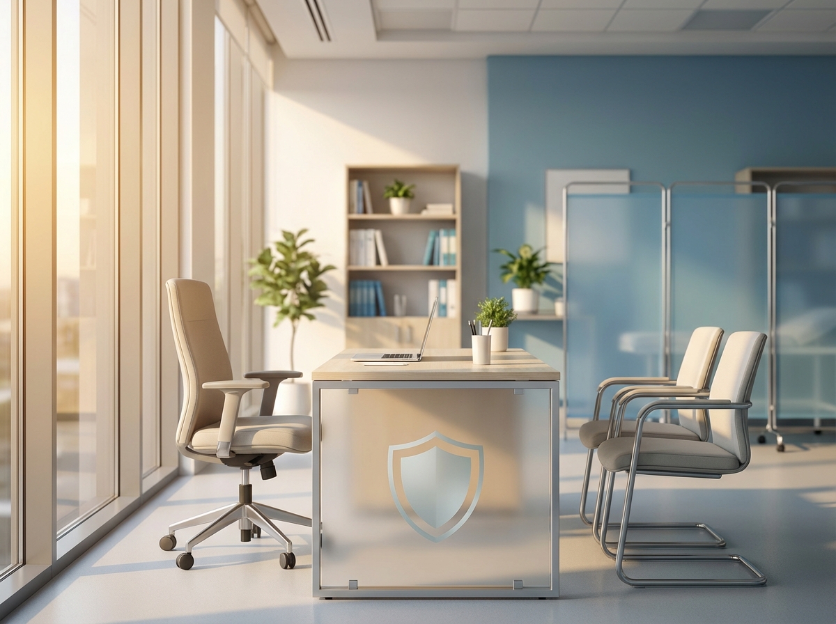 Professional medical office emphasizing safety in male enhancement capsules evaluation