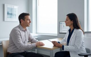 Professional medical consultation about how to measure your pennis accurately in modern clinical setting