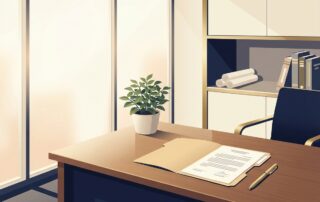 Professional medical consultation desk with consent documents, representing male genital enhancement informed consent standards.