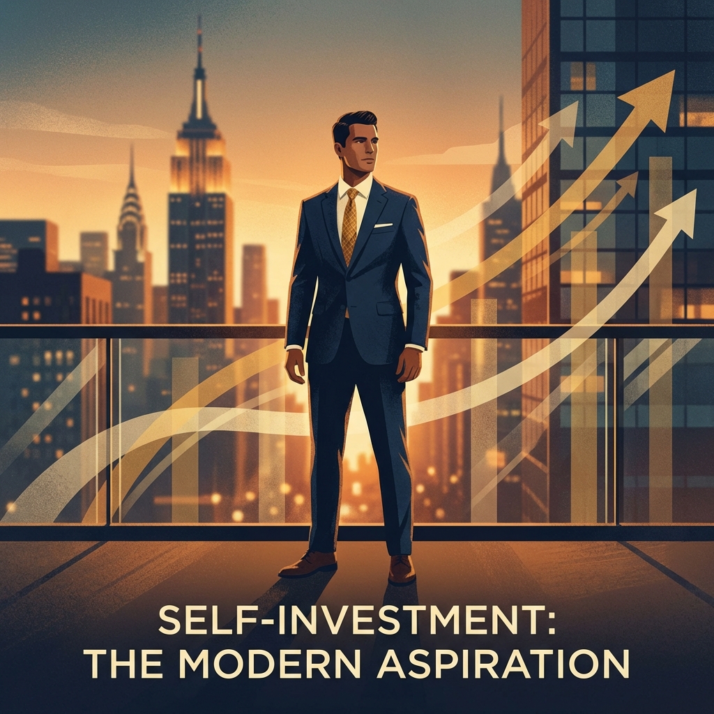 Confident modern man representing male cosmetic procedure growth trends in a sleek urban setting