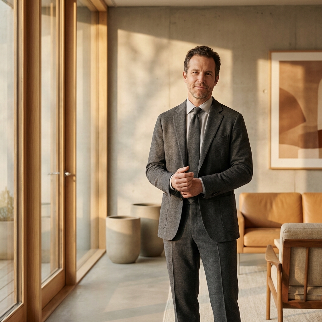 Confident man embodying male sexual wellness enhancement through the mind-body-relationship framework