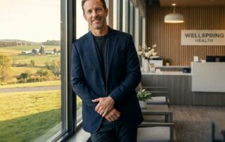 Confident man at a professional men's wellness clinic in Chadds Ford Pennsylvania near Baltimore Pike