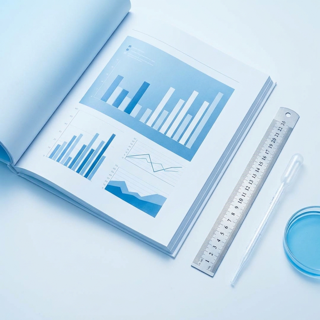 Clinical research materials representing peer-reviewed data on average male penile length and girth measurements