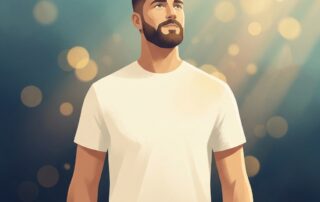 Confident man standing tall representing mons pubis lift results and body confidence for men